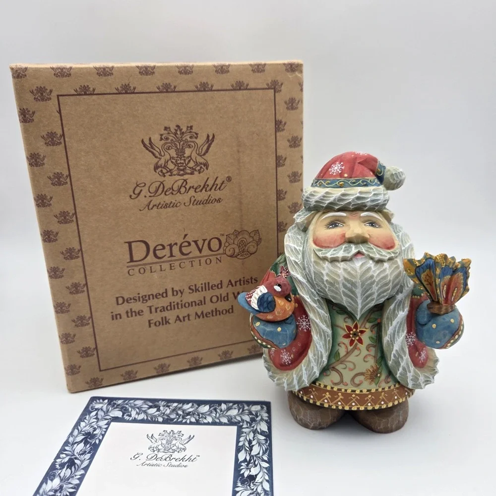 G. DeBrekht 2008 Flitter Flutter Old World Santa Limited Edition Series 518014
